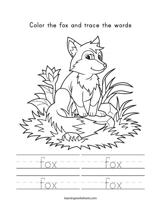 color and trace fox