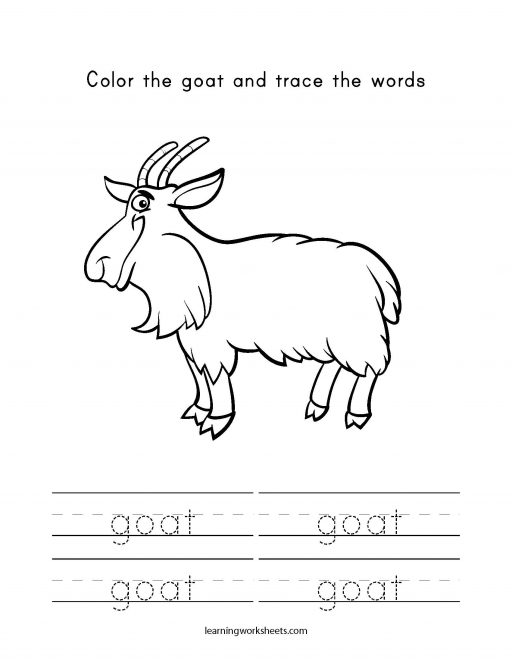color and trace goat