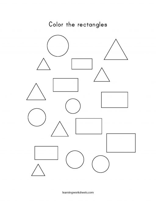 color the rectangles