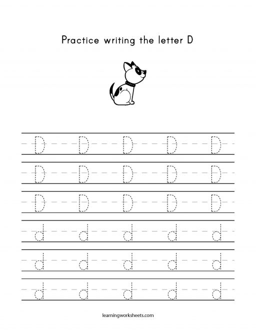 practice letter d