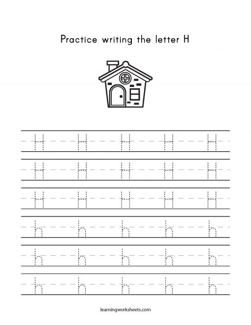 practice letter h