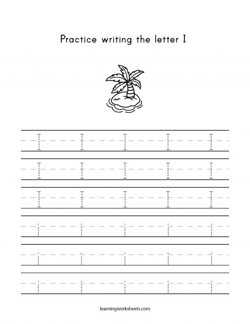 practice letter i