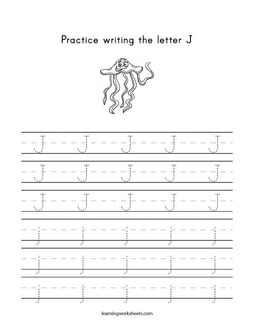 practice letter j