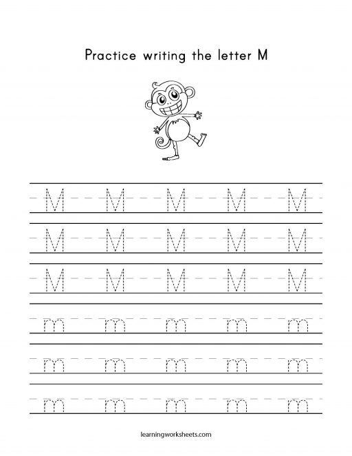 practice letter m