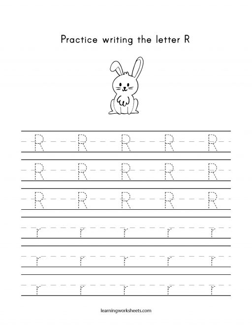 practice letter r