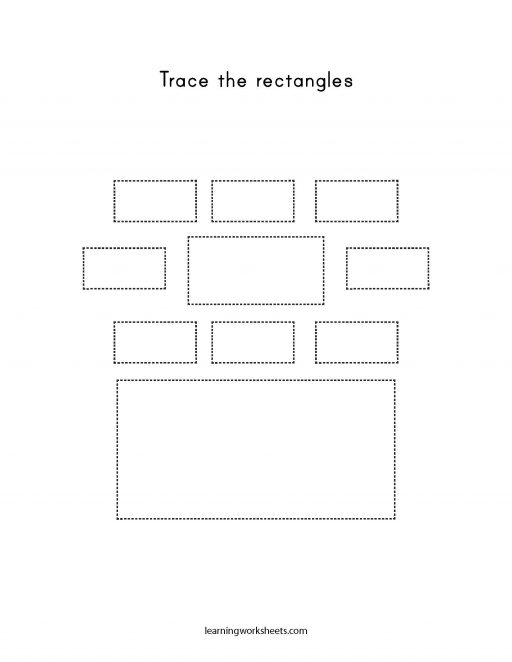 trace the rectangles